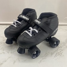 Nitro Epic Skates Super Quad  Speed Roller Skates BLACK Epic Size 6