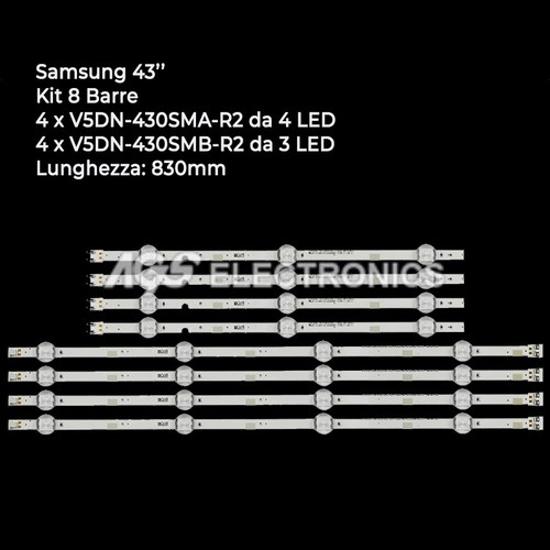 Kit barres led samsung - kit, 8