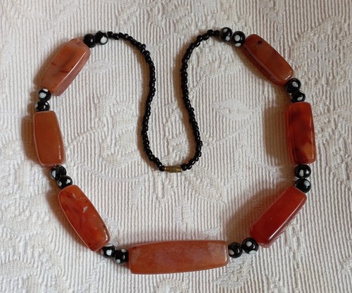 Collier ethnique perles de - ,