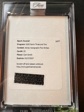 2025 Panini Three and Two Cam Smith Jersey Autograph  Two Strikes /2 RC