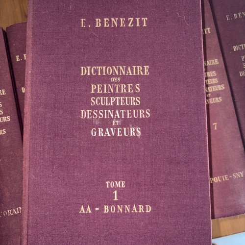 Benezit dictionnaire des - benezit, -dictionnaire