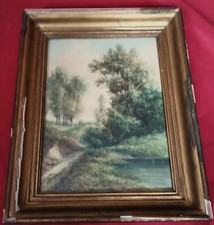 Belle  aquarelle XIX e