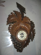 ancien baromètre feuille de