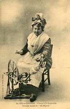 En Lot et Garonne Fileuse à