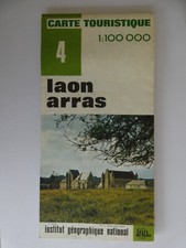 Carte IGN verte 4 laon arras   edition 1   1975