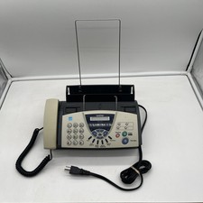 Brother FAX-575 Personal Office Fax Machine With Phone & Copier Tested & Works