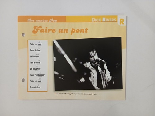 Carte fiche dick - carte, rivers