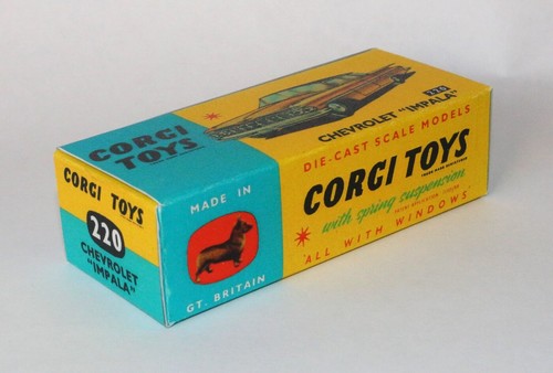Corgi toys boîte box - , repro