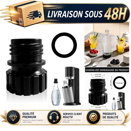 Adaptateur bouteille verre