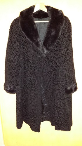 Manteau long astrakan - manteau,