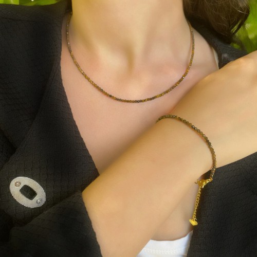 Parure collier minimaliste - parure,