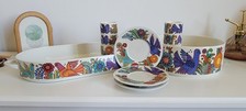 Acapulco Villeroy and Boch Dinnerware Set Dishes, Cupcakes and Saucers
