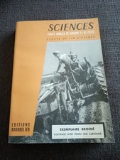1956-sciences école rurale-cours moyen -Livre scolaire ecole