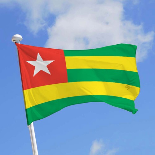 Drapeau togo 145 - drapeau, cm