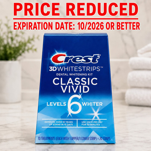 Crest whitestrips classic - crest, 3d