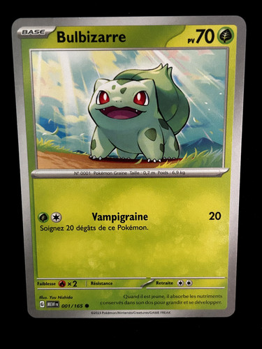 Carte pokemon bulbizarre - carte,