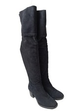 COX Cuissarde Dames Botte haute T EU 39 noir style décontracté