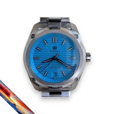 Montre-Bracelet Homme FORMEX Essence 39 Splash Baby Blue Automatique Date Japon