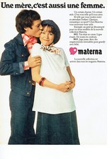 Publicité Advertising  088  1975   vetements grossesse Materna