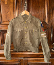 Blouson / veste militaire vintage pour reconstitution historique insigne réf M63