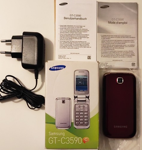 Samsung c3590 rouge - samsung,
