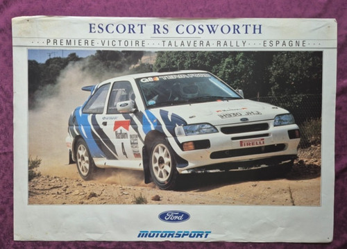 Affiche ford escort rs - affiche,