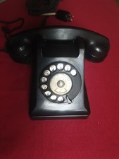 ANCIEN TELEPHONE BAKELITE NOIR, ERICSSON, A CADRAN.