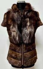Veste en Martre Véritable Et