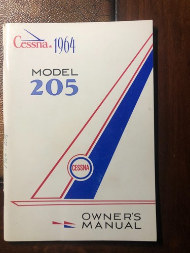 Cessna owner manual - owner's,