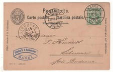 JOLIE CPA SUISSE - CARTE POSTALE ANCIENNE NON ILLUSTRÉE - ÉCRITE LE 27-04-1904