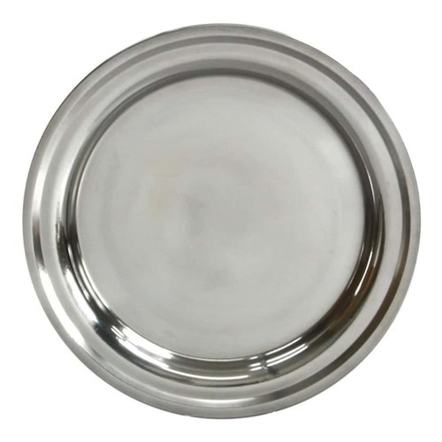 Plateau buffet rond acier - plateau, en