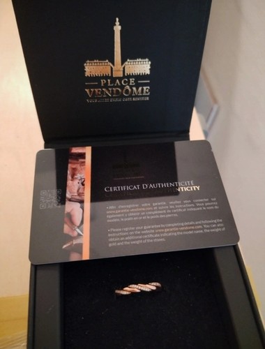 Bague torsadé avec - or,