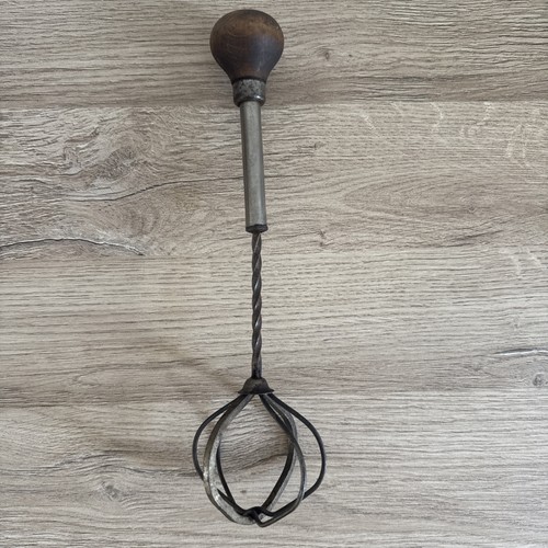 Ancien fouet batteur - fouet, fer