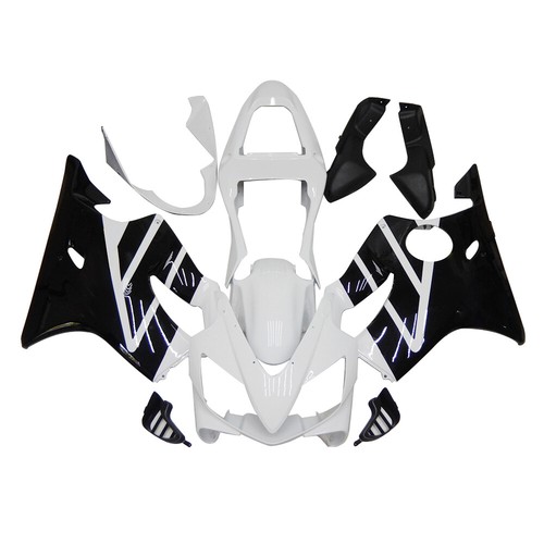 Injection white black fairing - white,