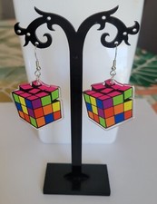 BOUCLES D'OREILLES RUBIK'S
