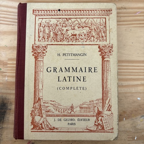Livre ancien grammaire latine - ancien,