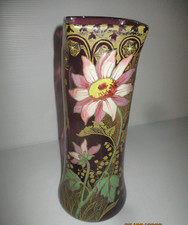 TRES JOLI VASE ROULEAU  LEGRAS