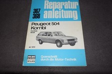 Repair manual repair manual Peugeot 504 station wagon from 1972 very good