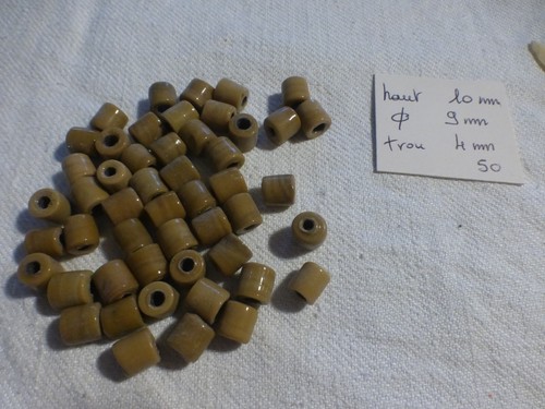 Lot grosses perles tubes - lot,