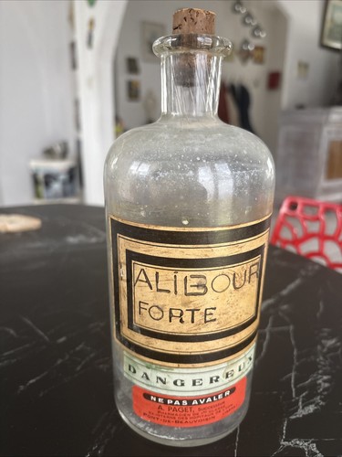 Ancien flacon pharmacie - ancien,