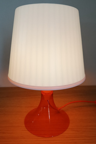 Lampe table orange ikea - orange,