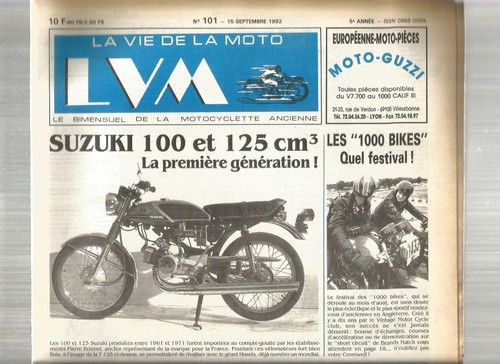 Vie moto n 101 suz - n°101,