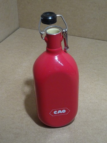 Gourde métal rouge cao - métal,