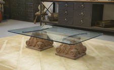Table basse chapiteau en