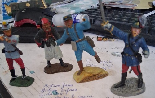 Lot soldats guerre 14 - de,