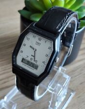 💥 Montre Homme Vintage TIMEX Double affichage Alarme Chrono Watch 1984's Quartz