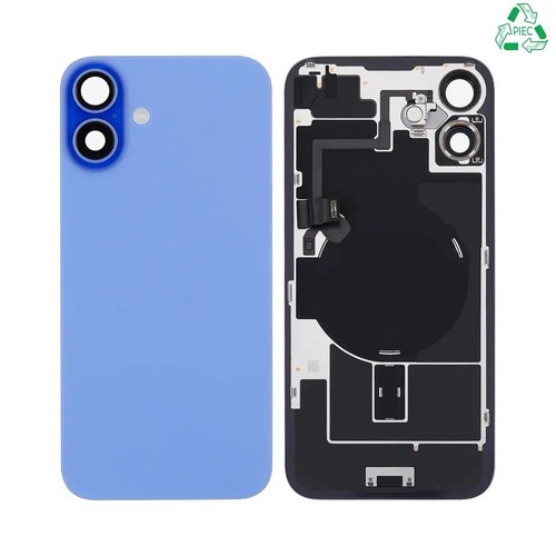 Cache arrière iphone - cache, bleu