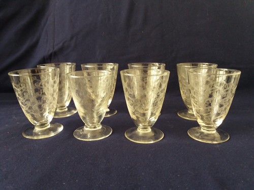 Lot verres en cristal - de,