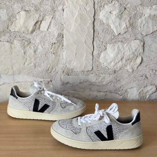 Veja flannel snow black - v-10,
