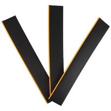  Lot de 3 tapis de transition en PVC pour porte d'entrée, rampe d'accès